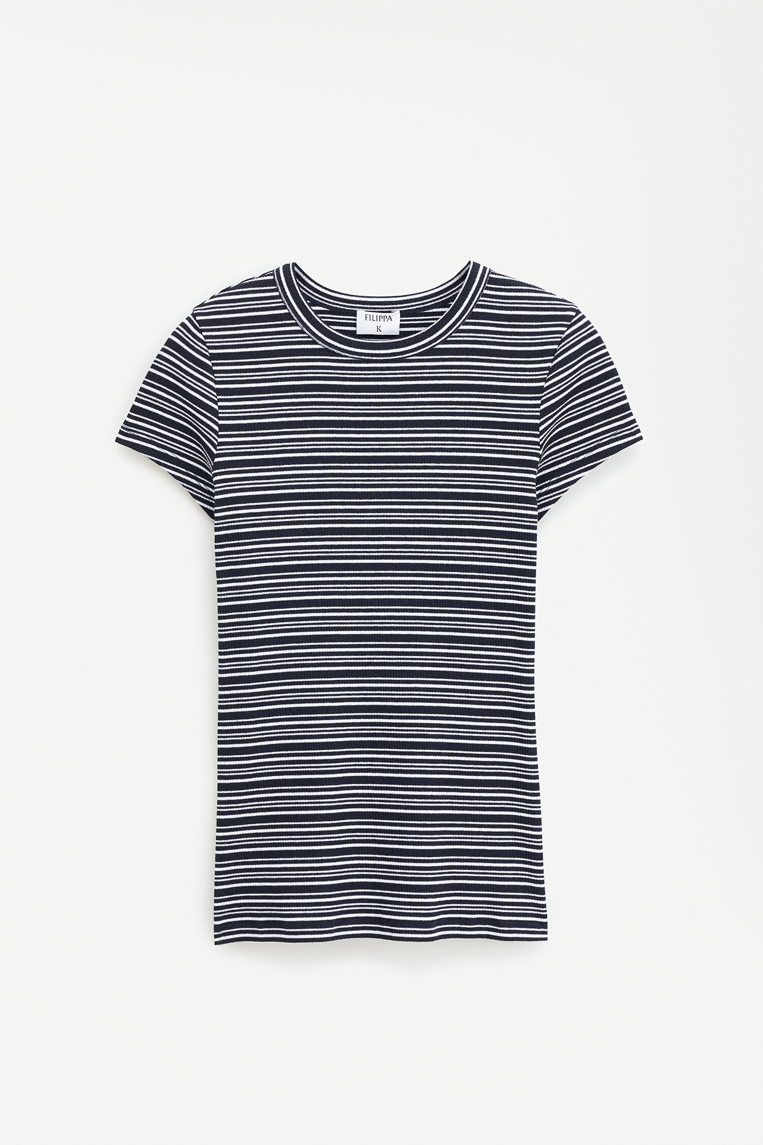 Striped Fine Rib Tee